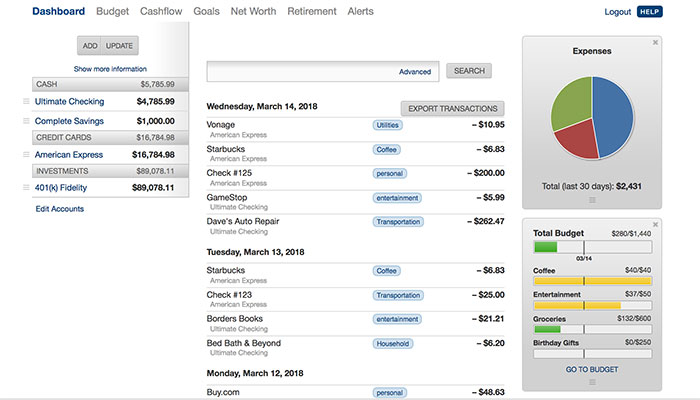 MAC Dashboard